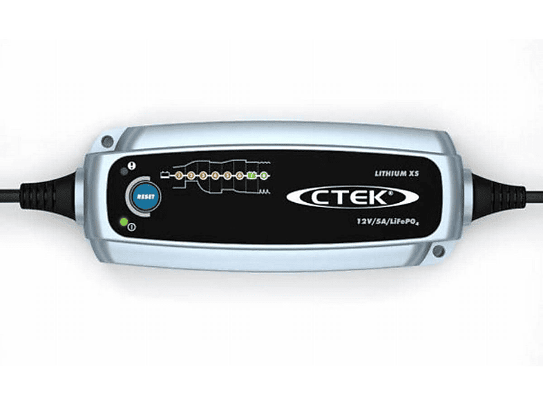 CTEK CTEK Lithium XS Ladegerät für LifePo4 Lithium 12V 5A Ladegerät Universal, Lithium, 12 Volt, 22037 Ah, Schwarz