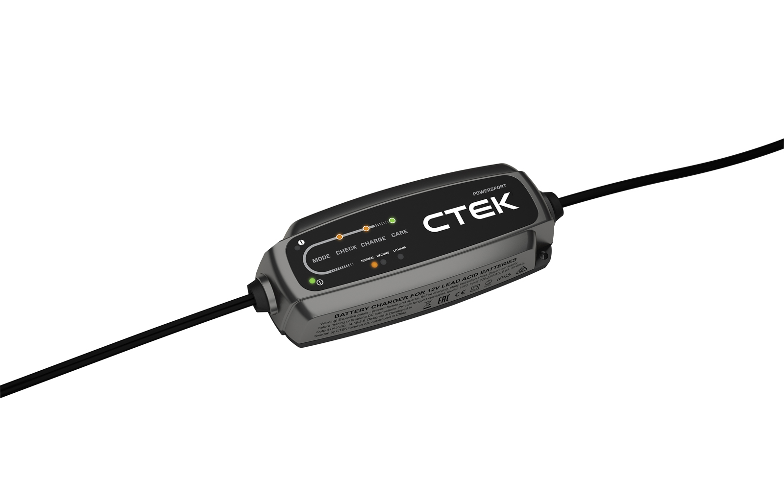 CTEK CTEK Batterien für Blei-und Ladegerät LA POWERSPORT 12V 45778 Ladegerät Schwarz Volt, Litihuim Universal, LITHIUM Ah, 12 and EU, CT5