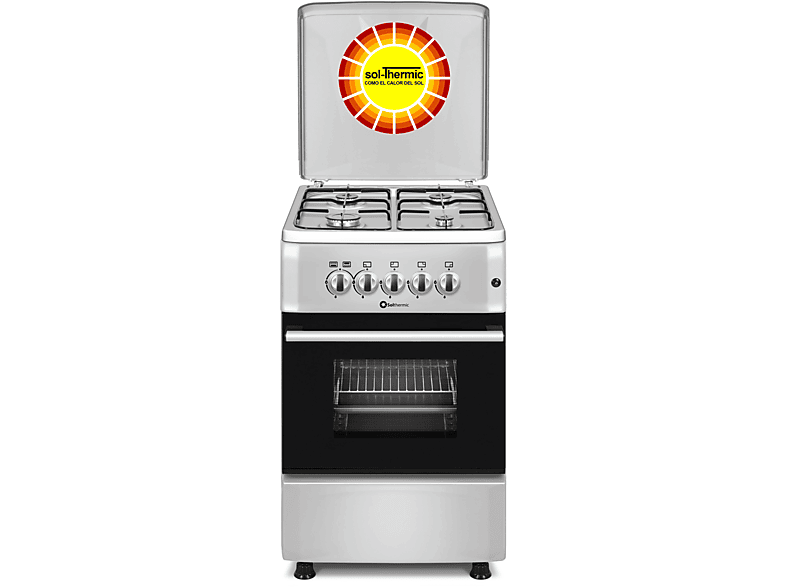 COCINA SAUBER SCW41GB 4GAS GAS BUTANO BLANCA 50X55