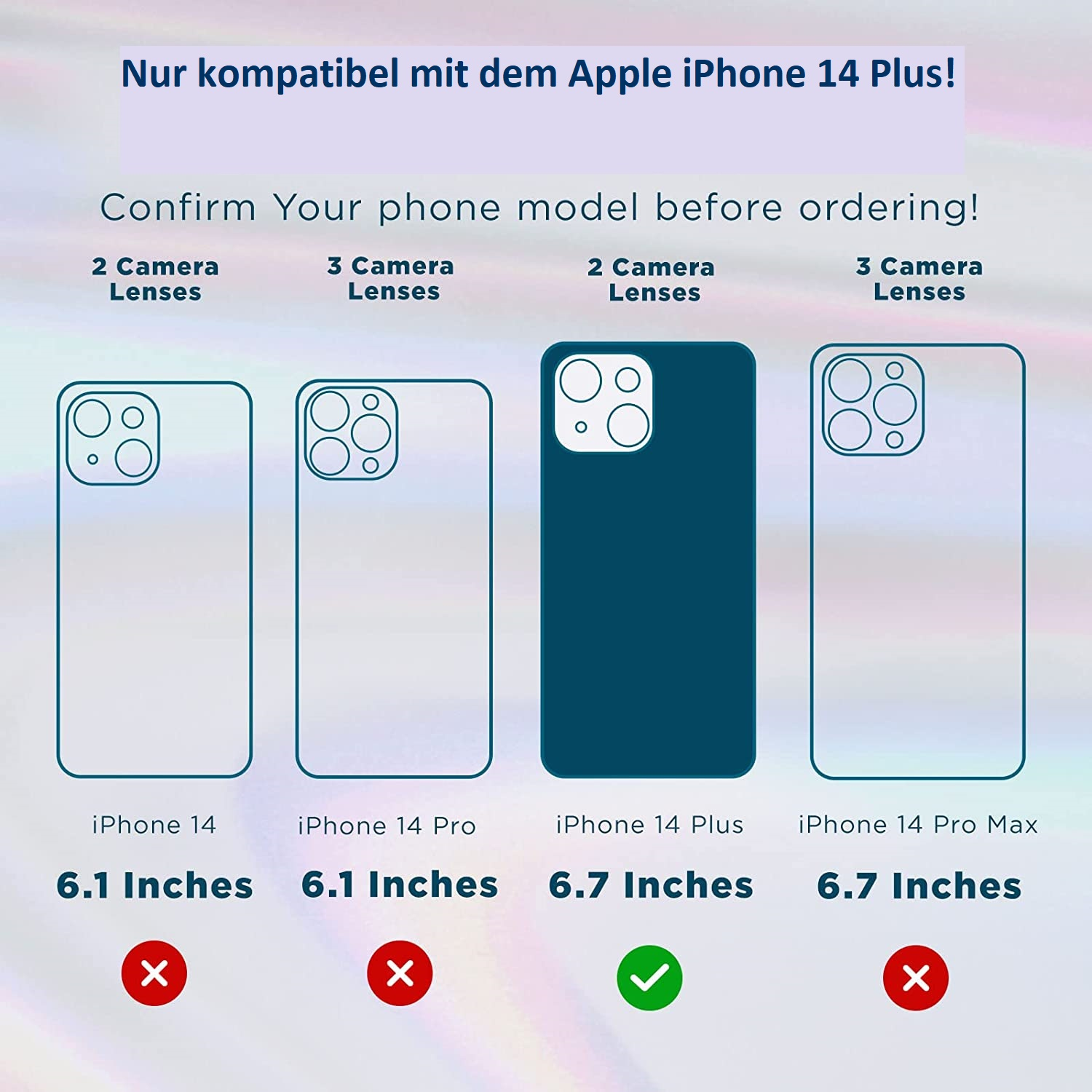 CASE-MATE Soap 14 iPhone Plus, Backcover, MagSafe, Bubble Transparent Apple