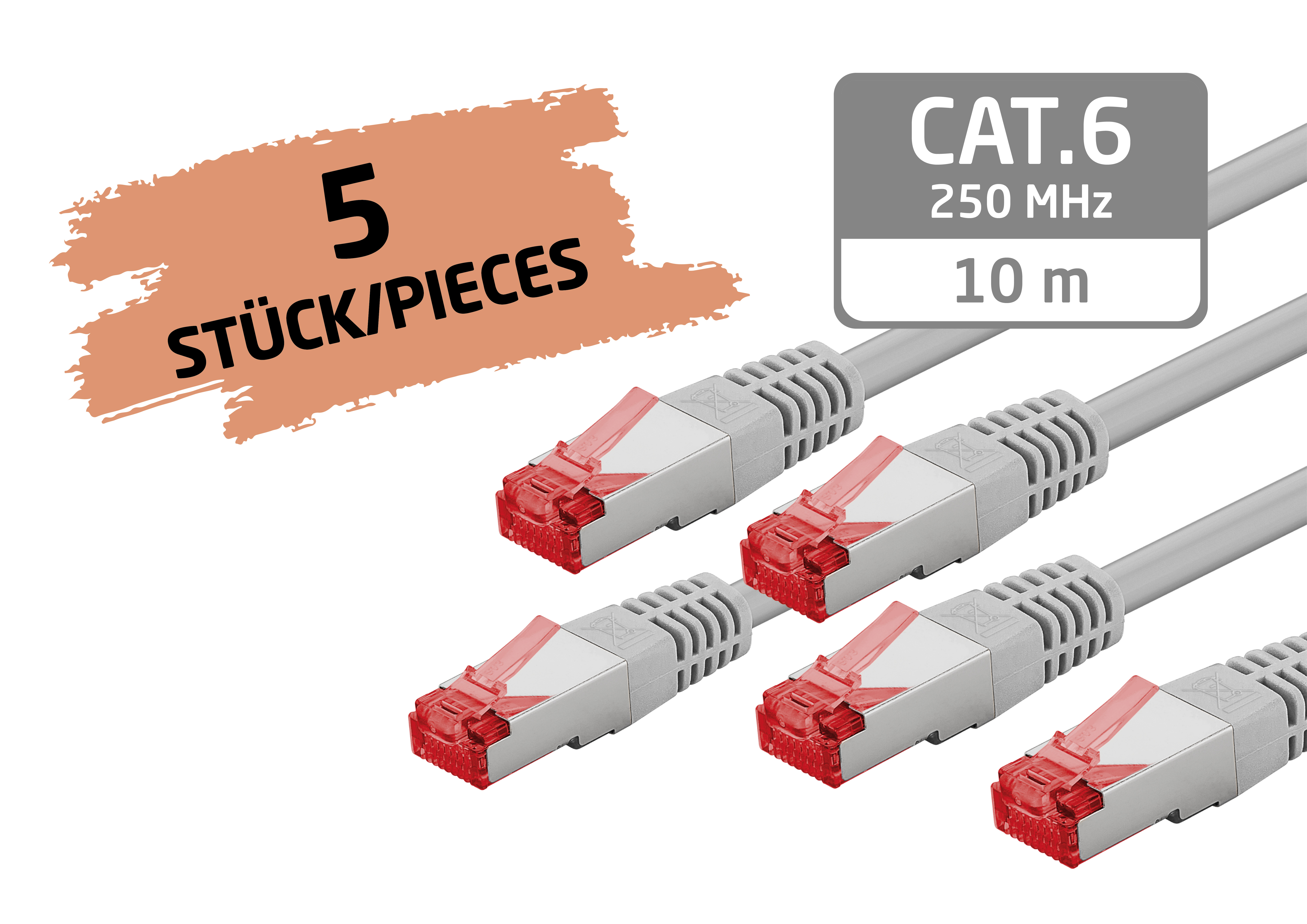 m IPC-6100-1-5B-MP, 10 Netzwerkkabel ISY Set,