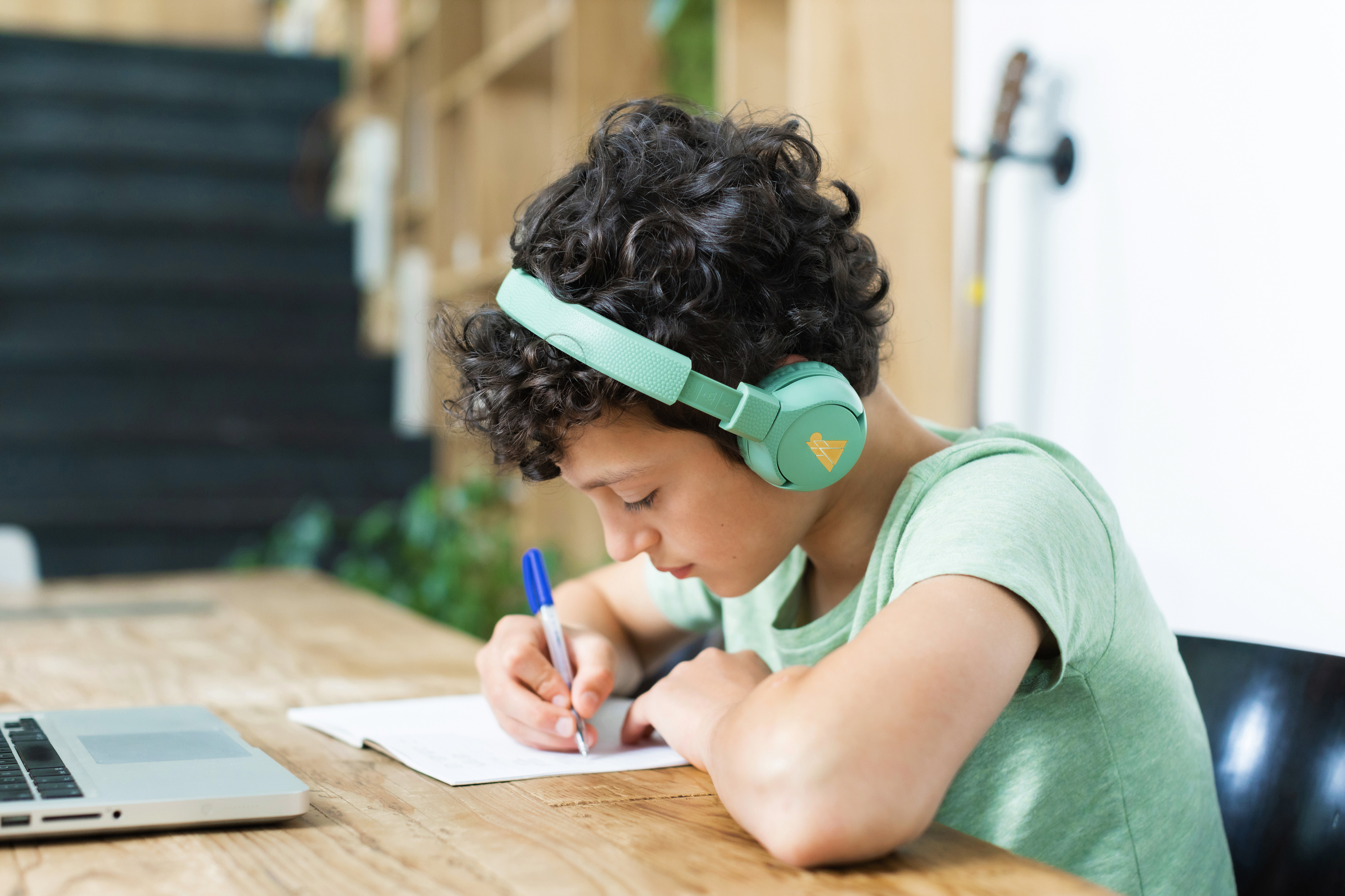 HEADPHONES Grün Kinder POGS - The Gecko ONLY KIDS Grün Kopfhörer