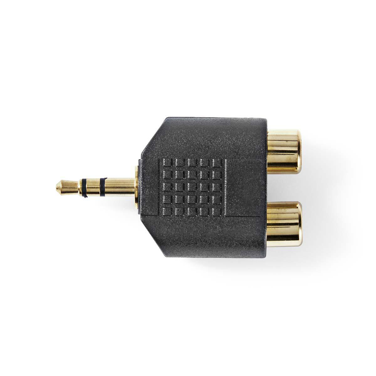 CAGP22940BKG Stereo-Audio-Adapter NEDIS