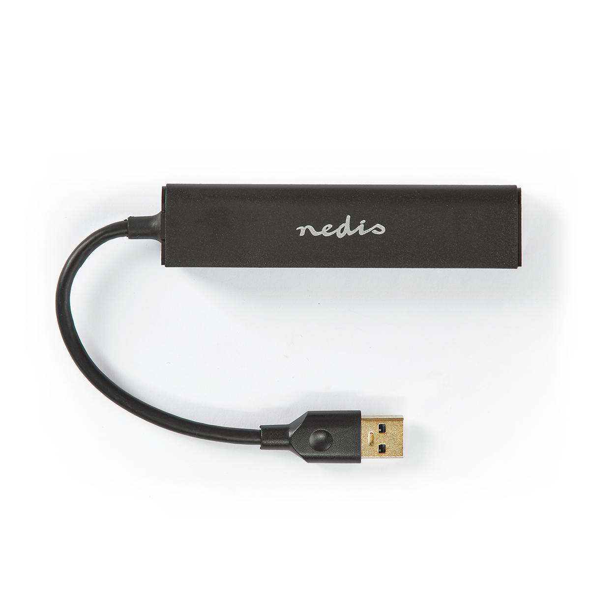 NEDIS UHUBU3410BK USB-Hub