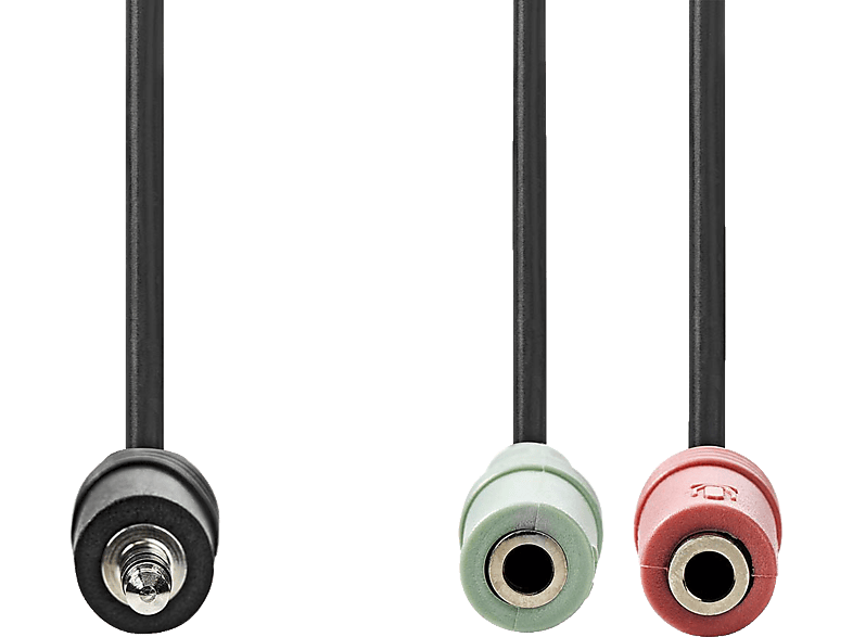 2x Antennenverteiler 4-fach - TV Splitter 9,5mm Schwarz