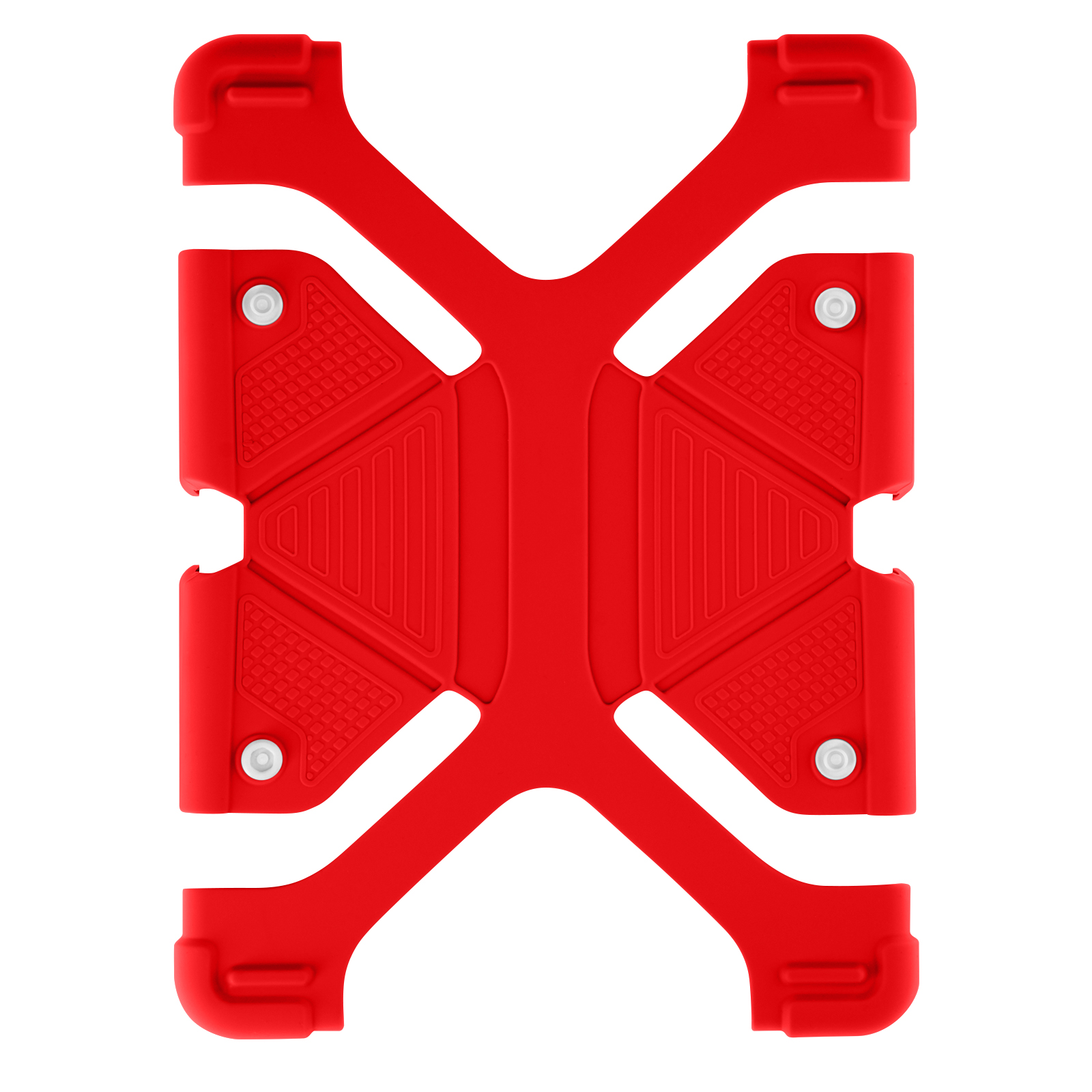 AVIZAR Rundumschutz Series Schutzhüllen Backcover Rot Universal Silikongel, für