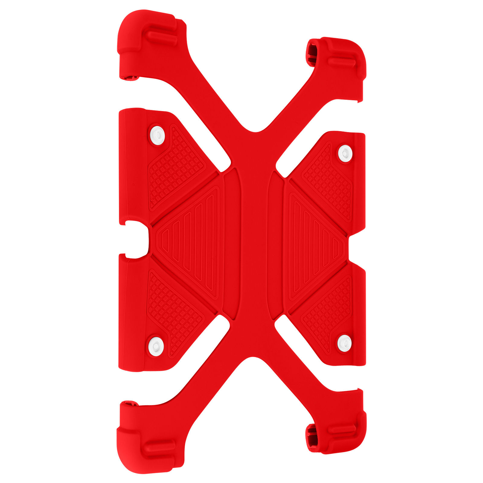 AVIZAR Rundumschutz Series Schutzhüllen Backcover Rot Universal Silikongel, für