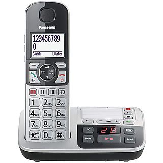 Teléfono inalámbrico - PANASONIC KX-TGE520GS, RDSI, Negro