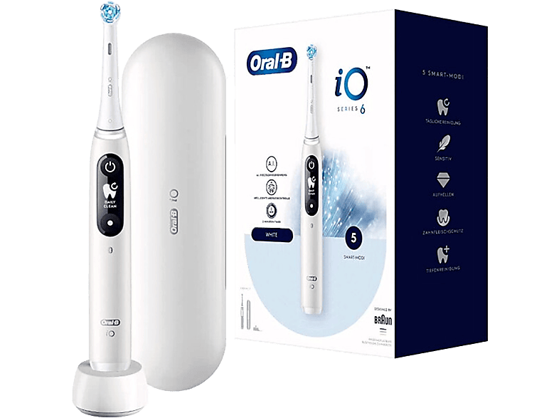 ORAL-B iO Series 6 Elektrische Zahnbürste grau