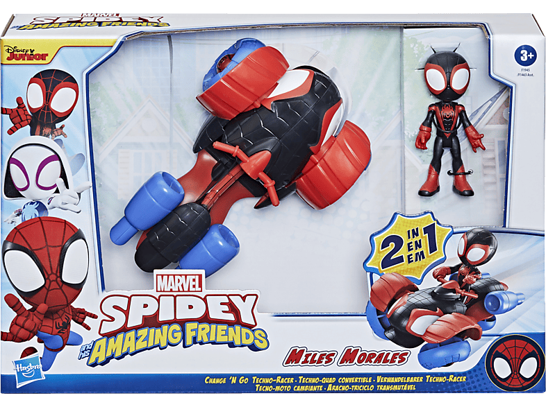 SPIDEY AND HIS AMAZING FRIENDS \'N Go Figura Tecno-moto Change