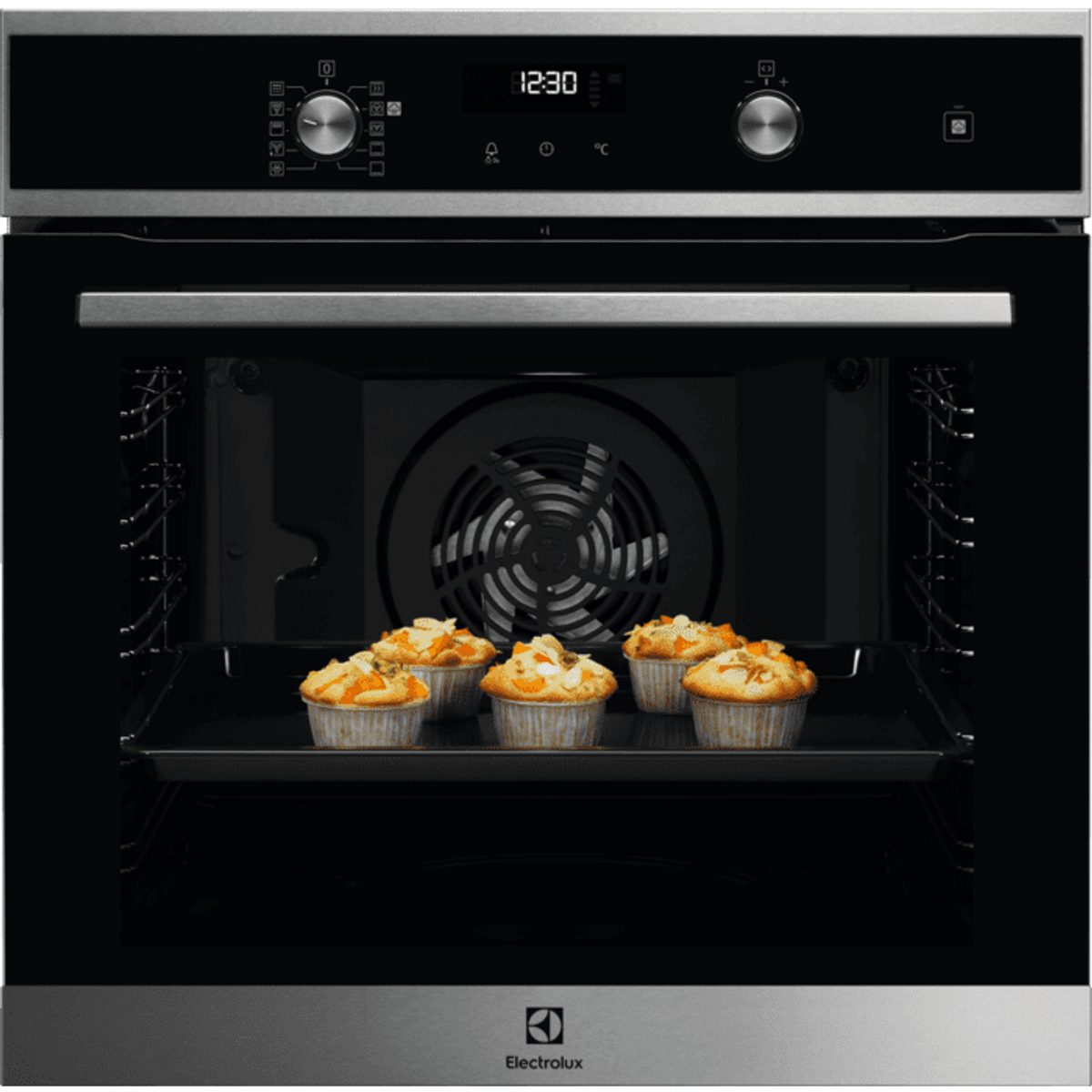 Horno multifunción - Horno multifunción ELECTROLUX, 72 l, Integrable, Pirolítico, Inox