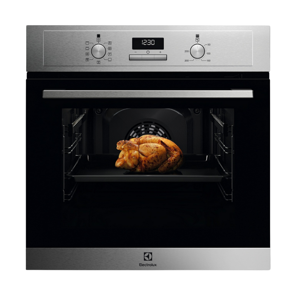 Horno multifunción EOF3H50BX - ELECTROLUX, 65 lL, Independiente, Limpieza por agua, Inox