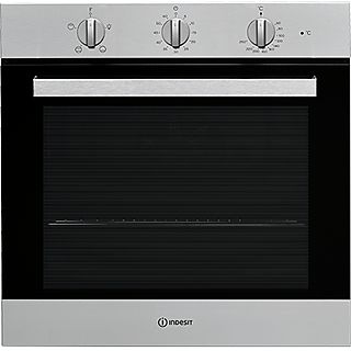 Horno convencional - INDESIT IFW 6230 IX, Integrable, Grill abatibleGrill superficie completa, Esmalte fácil de limpiar, 66 l, 59,5 cm, Inox