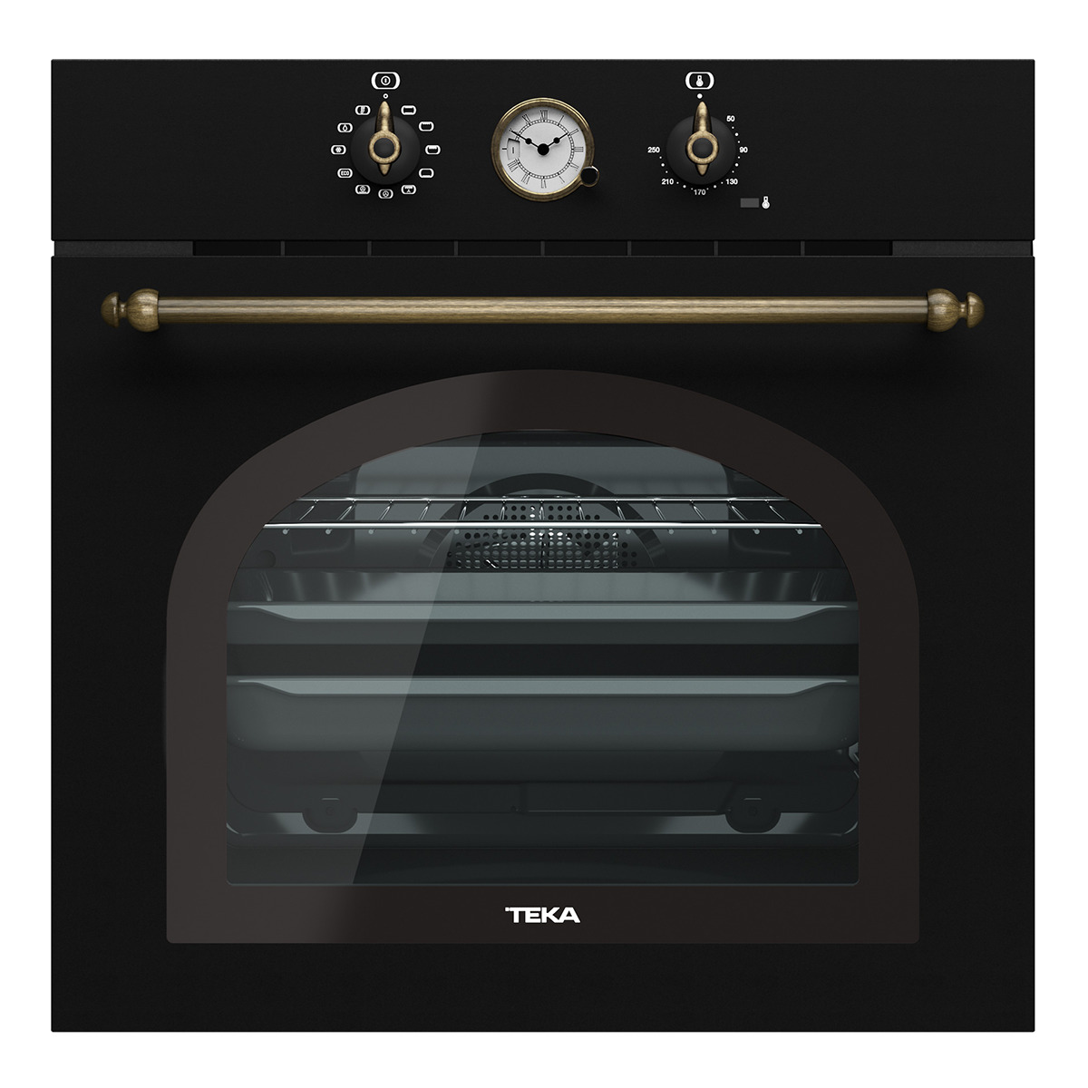 Horno multifunción - Horno multifunción TEKA, 70 Liter, Integrable, Limpieza por agua, Negro