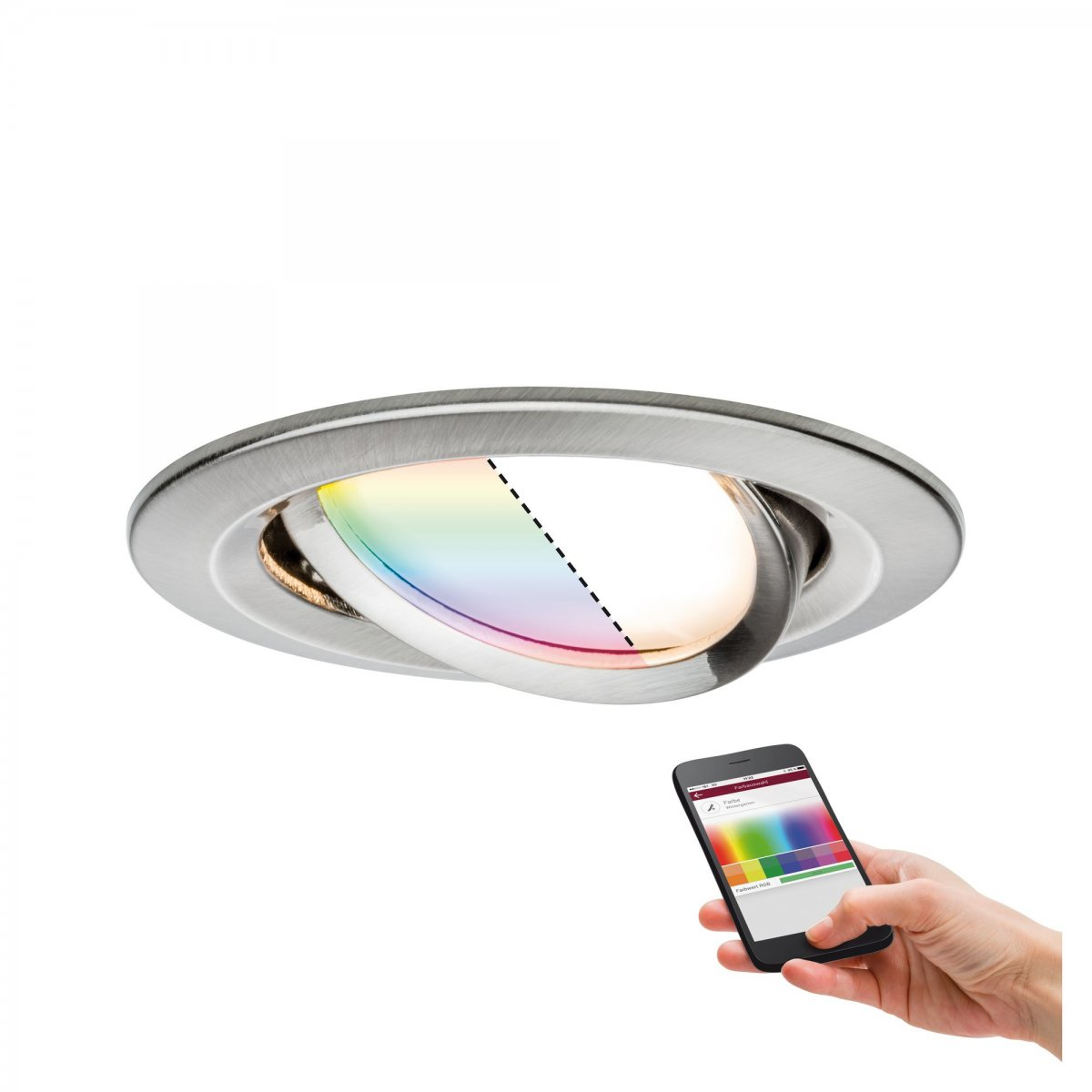 Farbwechsel Nova Home Einbauleuchte LICHT LED Plus RGBW Smart PAULMANN Zigbee