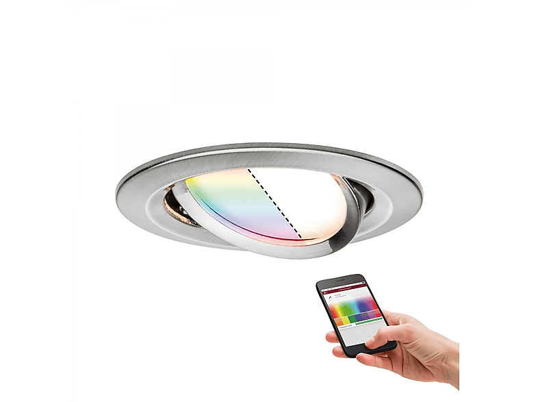 PAULMANN LICHT Smart Home Zigbee LED Nova Plus Einbauleuchte Farbwechsel RGBW
