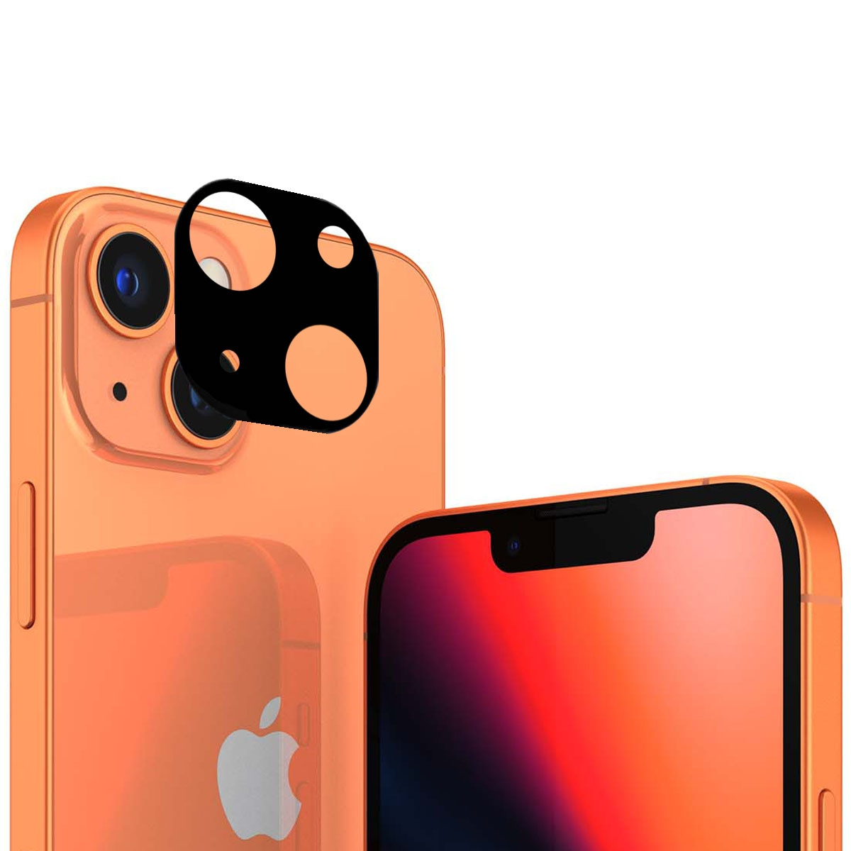 CASEONLINE Kamera metal Apple iPhone Schutzglas(für 13)