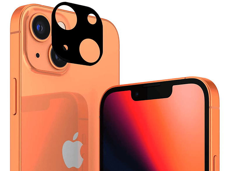 CASEONLINE Kamera metal Apple iPhone Schutzglas(für 13)