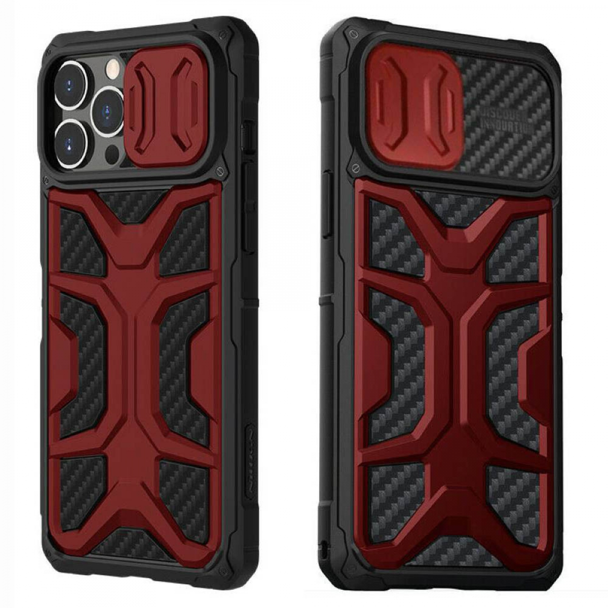 NILLKIN Adventure, 13 Rot iPhone Backcover, Apple, Pro Max