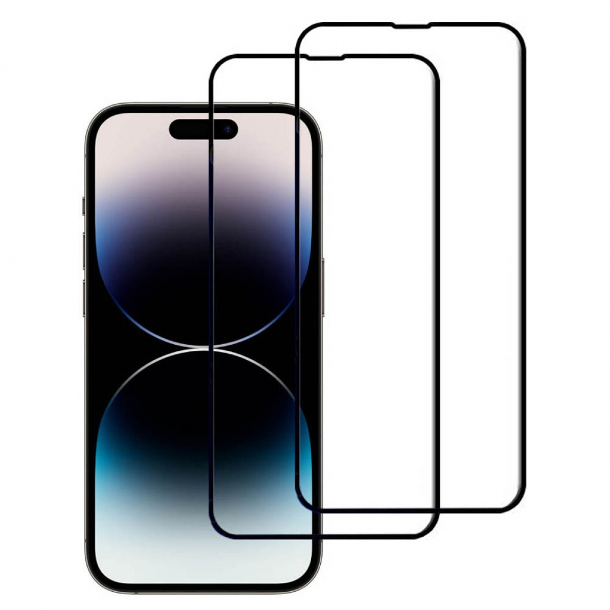 Apple Displayschutzglas(für Pro) iPhone 2-pack 5D CASEONLINE 14