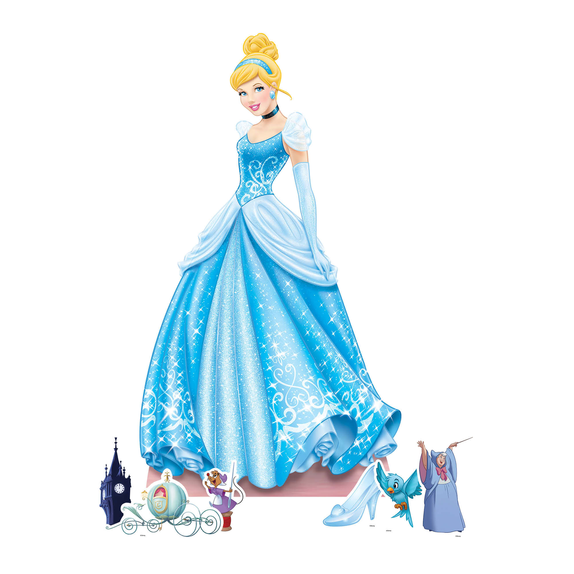 - Pappaufsteller Set Disney Cinderella