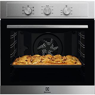 Horno multifunción - ELECTROLUX EOH2H00X, Integrable, 7, Hidrolítica, 72 l, 59,4 cm, Inox