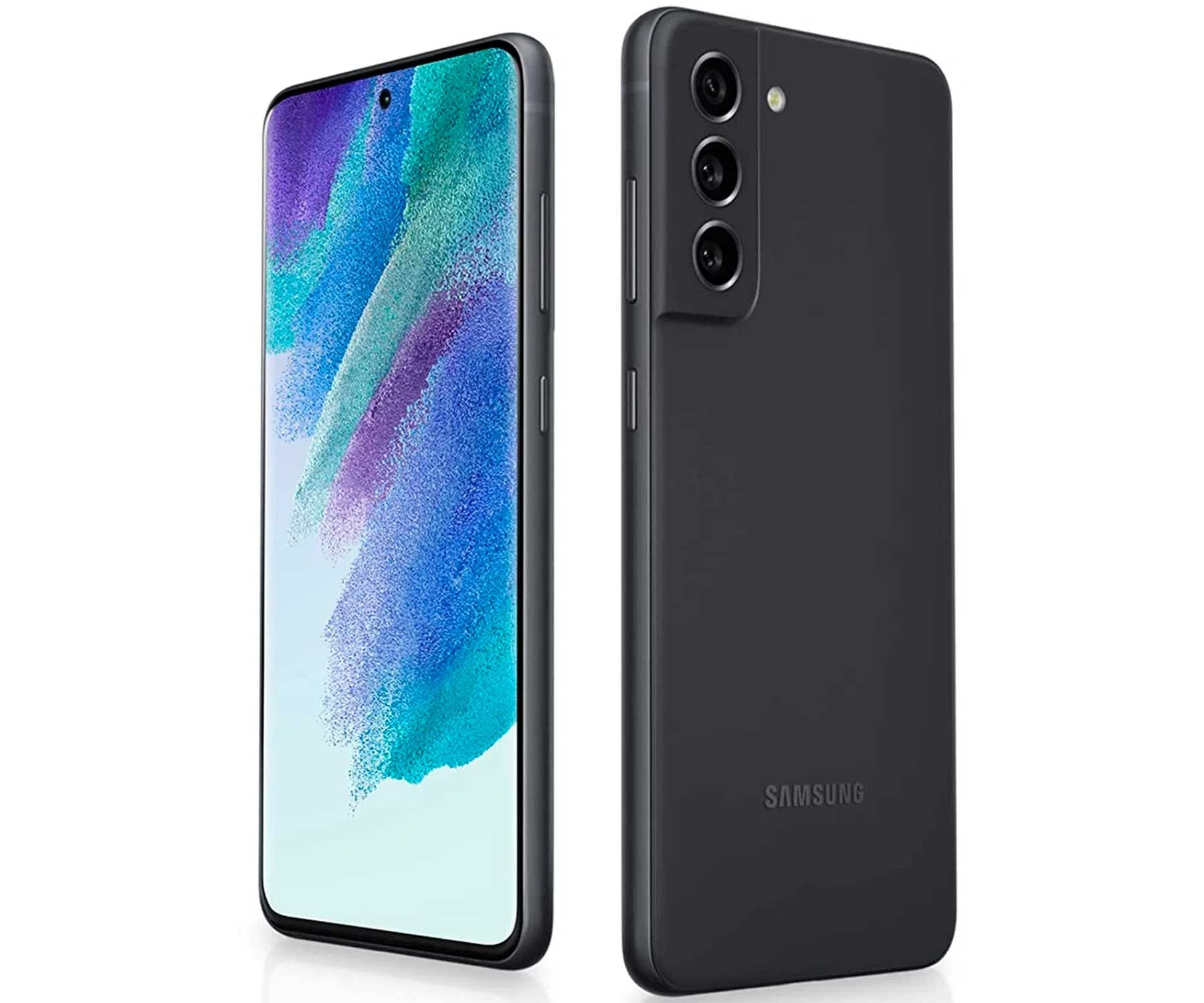 SAMSUNG Galaxy S21 FE 6GB Grau GB 128 Graphite 128GB Dual SIM 16,29cm 6,4Zoll 5G