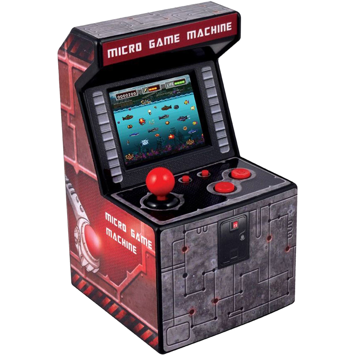 Juego electrónico - ITAL Mini Recreativa Arcade Roja