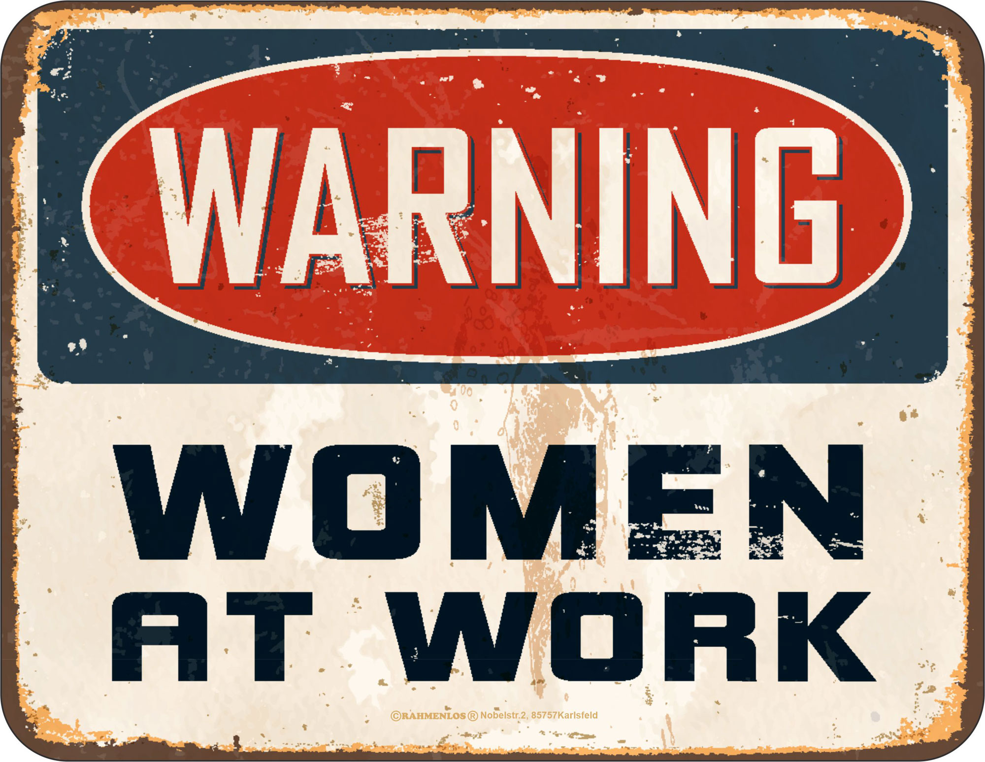 Work Warning Women at -