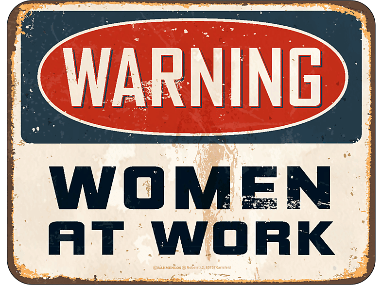 Work Warning Women at -