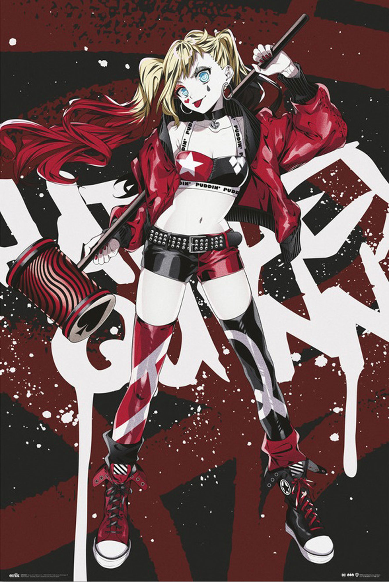 Quinn Comic Graffiti DC Harley -
