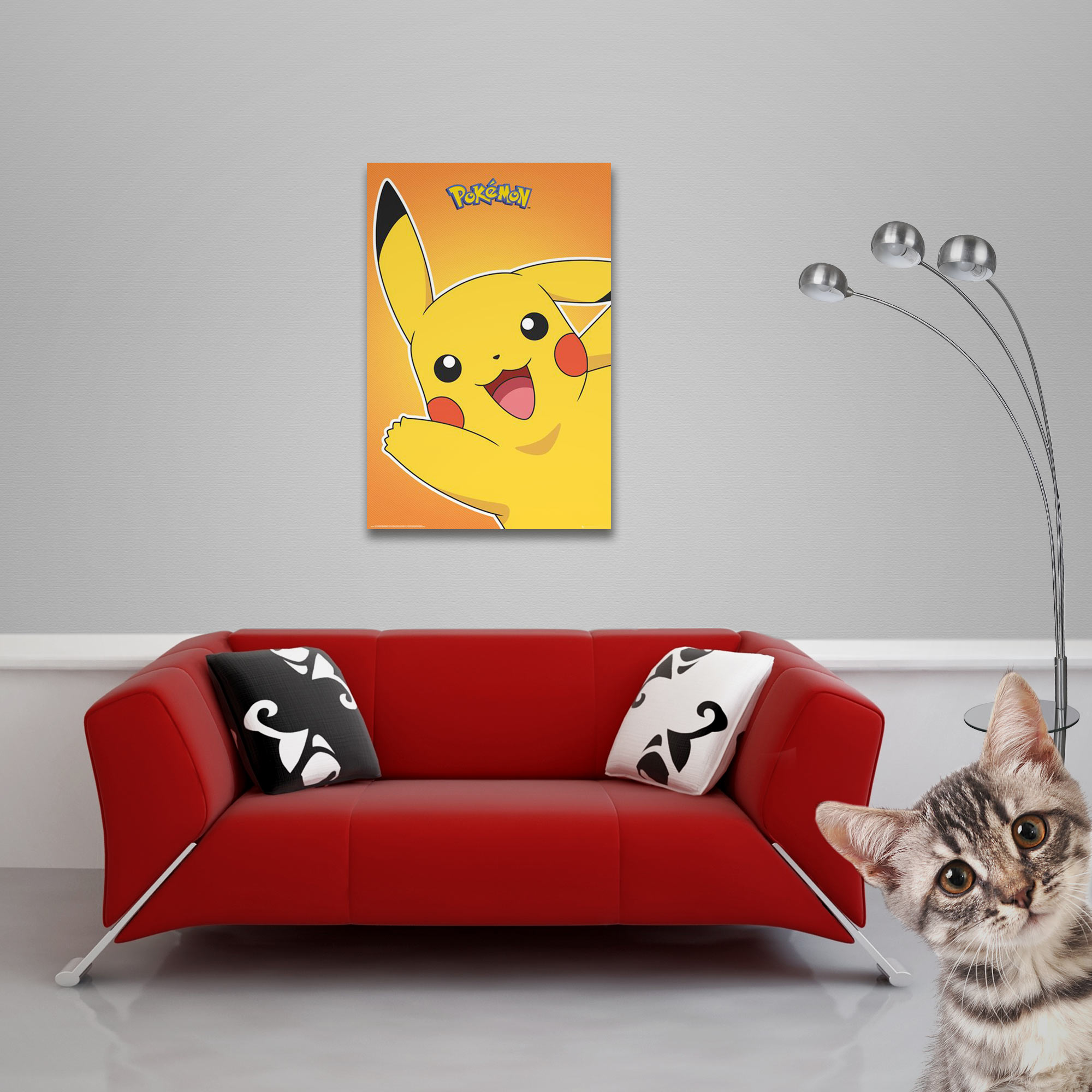 2 Pikachu Motiv Pokémon - Pokemon -