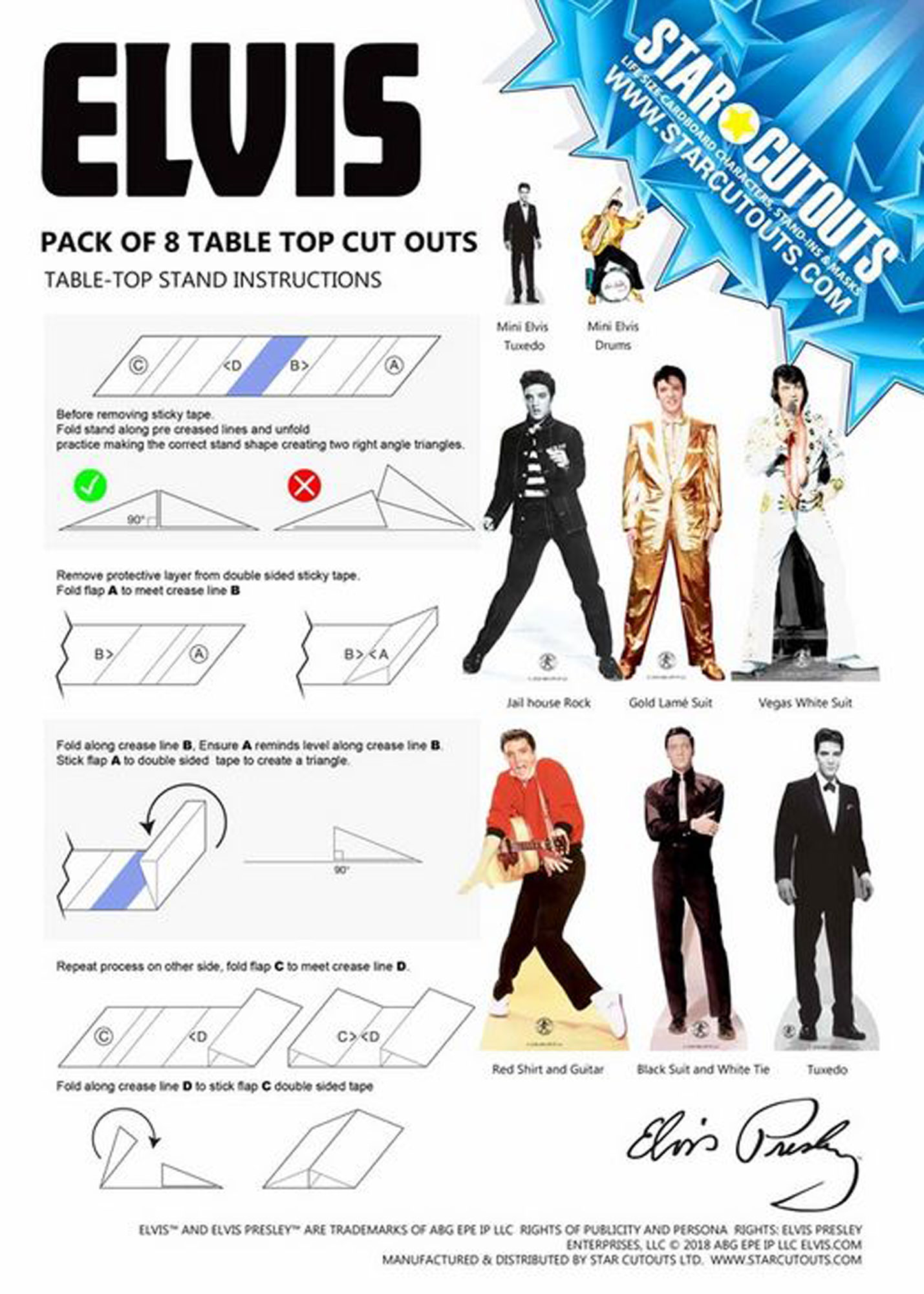 Elvis - Table Tops