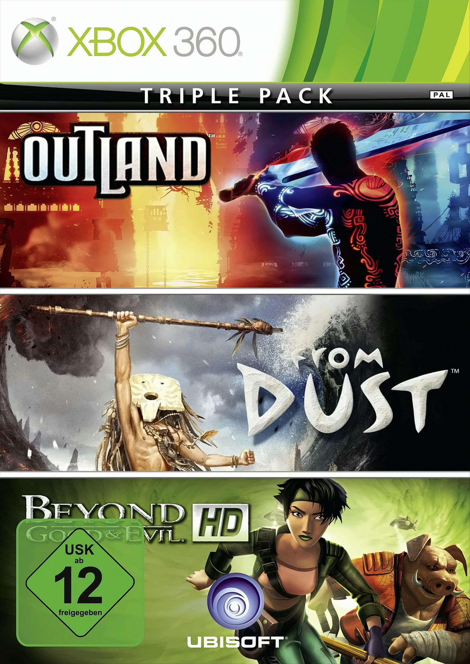 Xbox 360 Beyond & Pack: Outland Evil HD - From 360] / / [Xbox Good Dust Triple