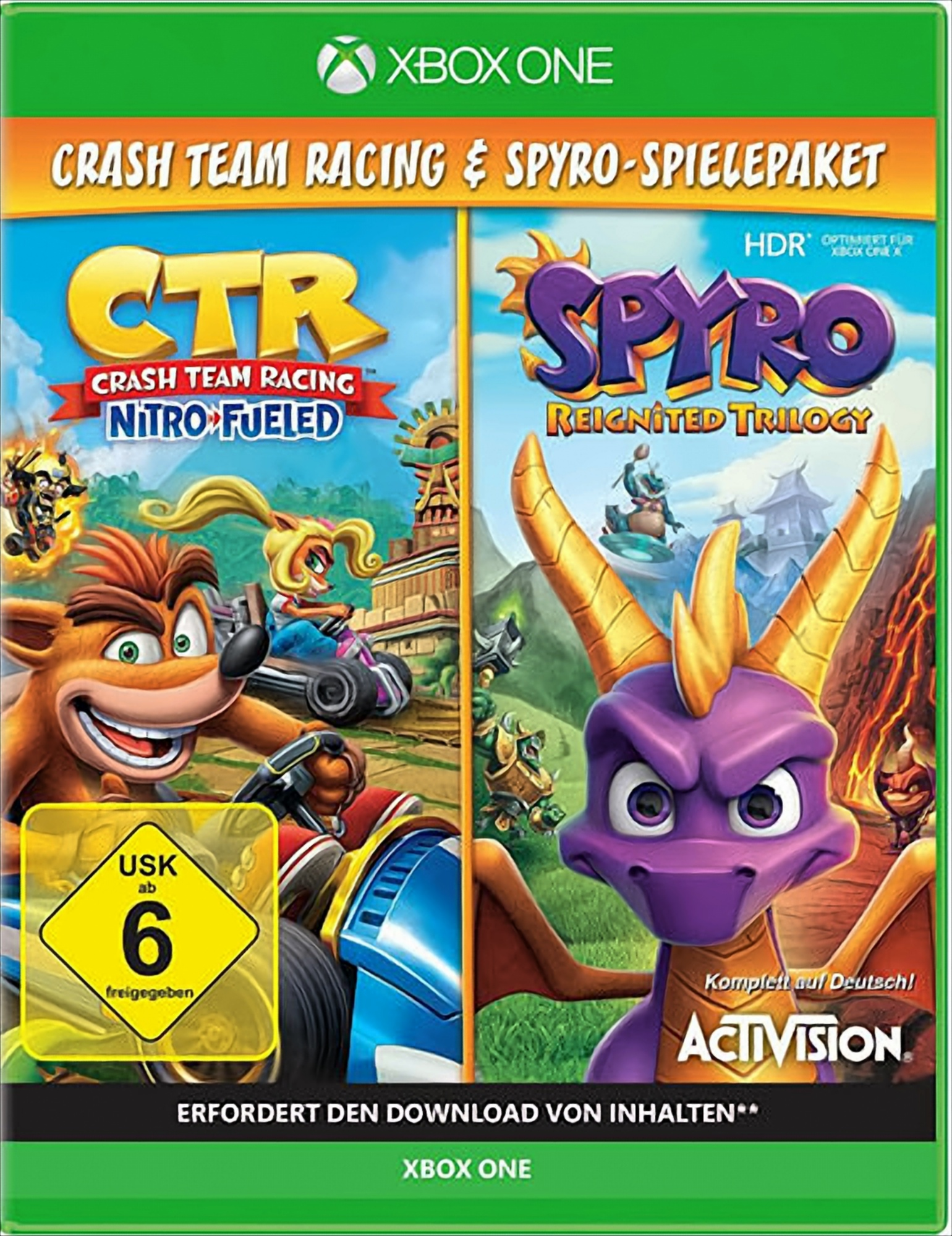 Spiele 2 - CTR und Crash XB-One [Xbox One] Spyro Bundle