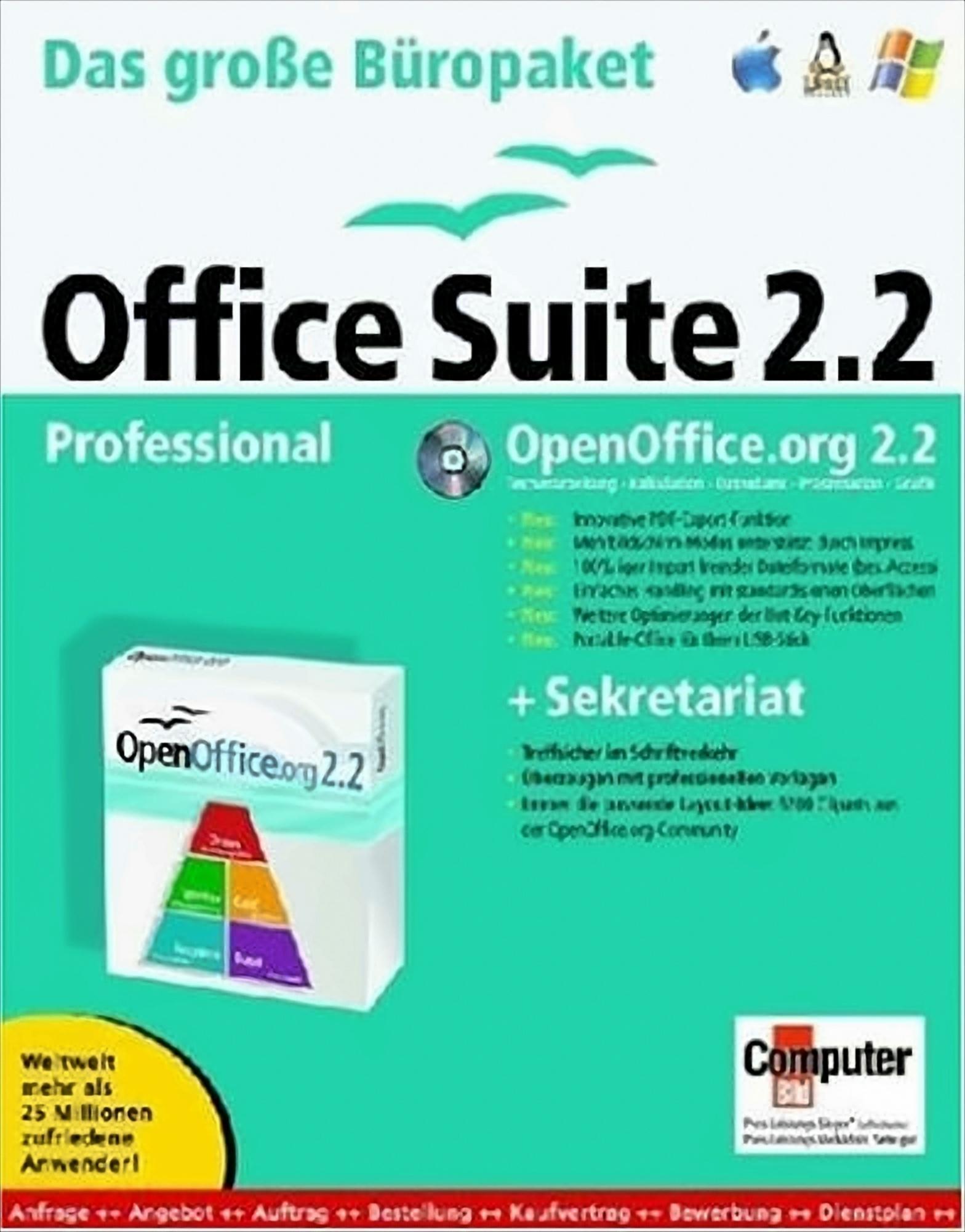 Open Office Professional Box Suite - 2.2 Karton [PC