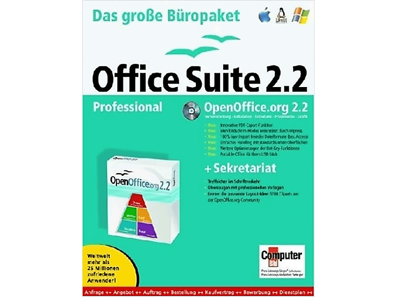 Open Office Professional Suite 2.2 Karton Box - [PC]