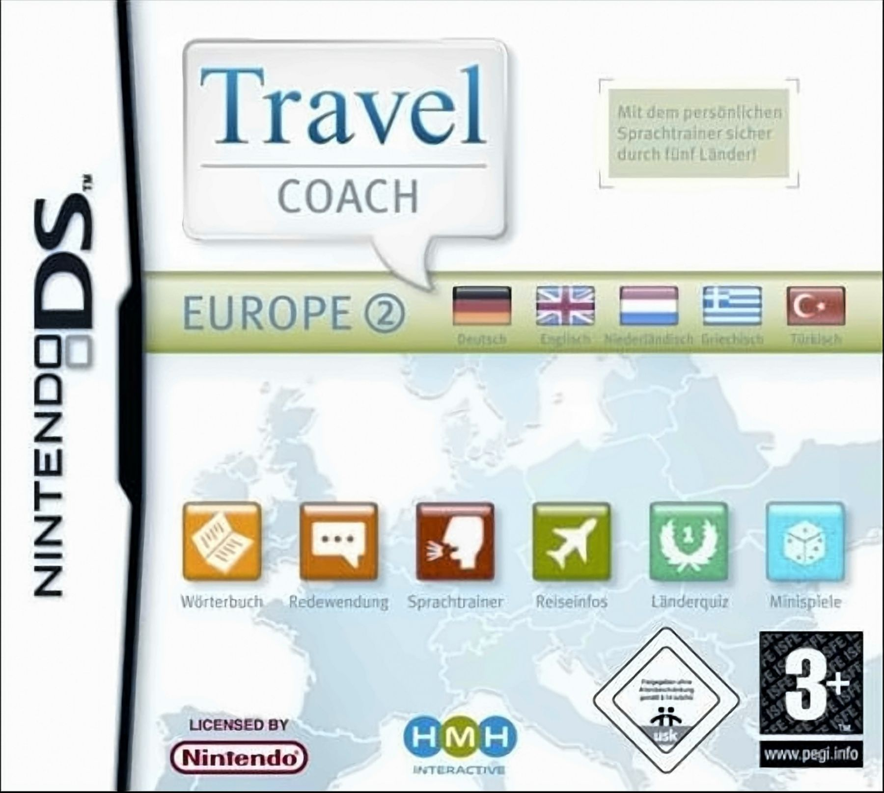 Travel Coach Europa 2: Reisebegleiter [Nintendo DS] Süd 