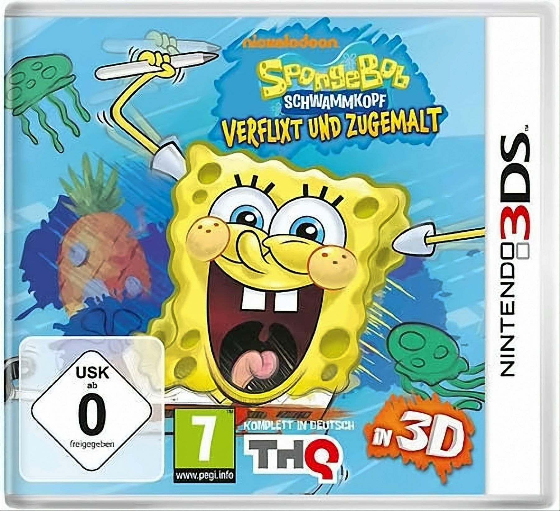 [Nintendo - 3DS] Zugemalt und Verflixt SpongeBob