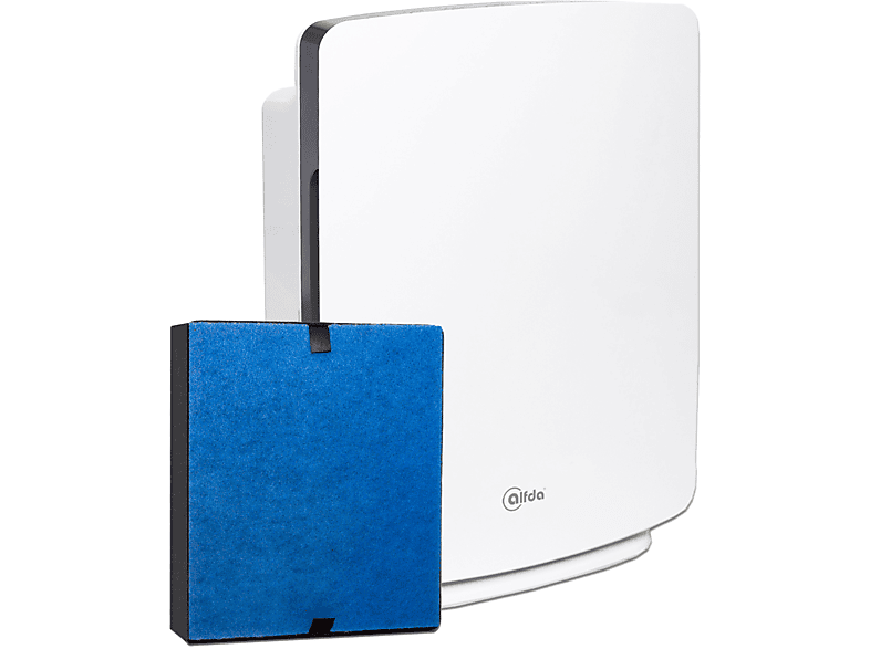 Watt, (60 ALFDA CleanAIR m²) 95 Luftreiniger - Weiß mit Filter ALR550 Raumgröße: