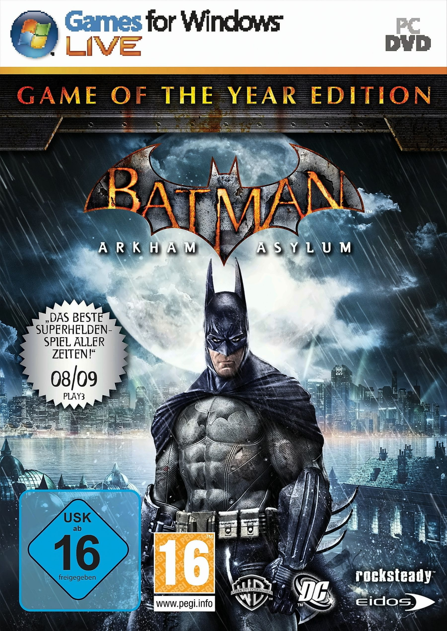 Asylum The [PC] - Of Arkham Batman: Year Game - Edition