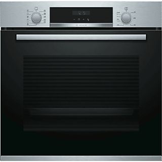 Horno convencional - BOSCH HBA574BR00, Integrable, 7, Pirolítico, 71 l, 594,00 mm, Inox