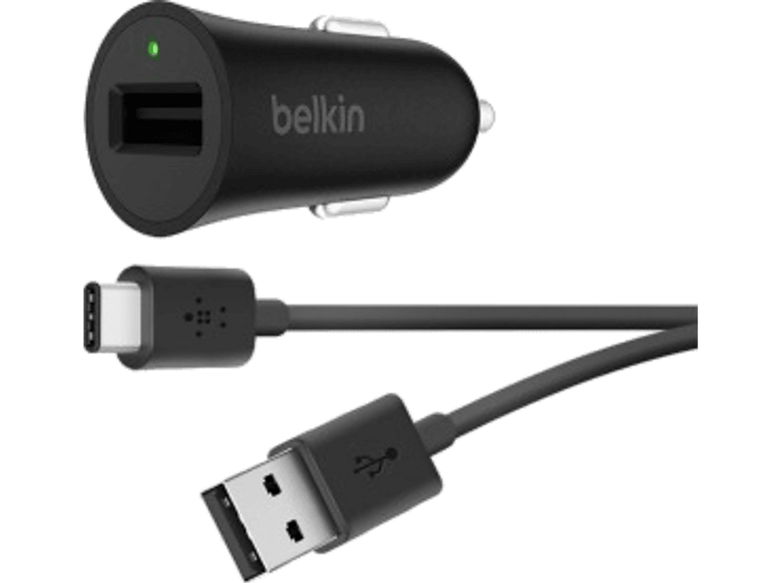 Cargador USB para coche - F7U032BT04-BLK BELKIN, Negro