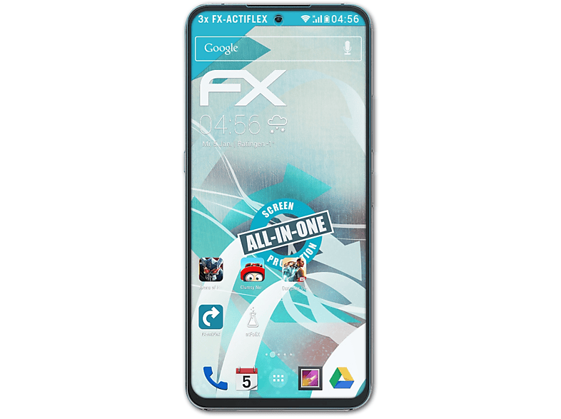 ATFOLIX 3x FX-ActiFleX Displayschutz(für UMiDigi A11 Pro Max)