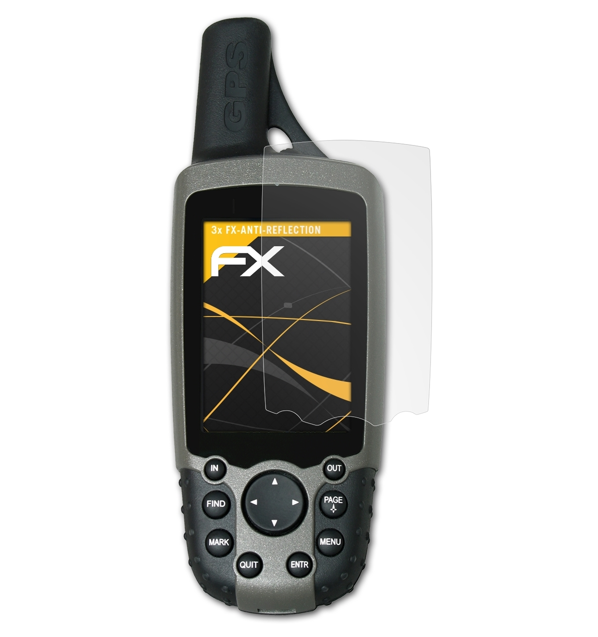 ATFOLIX 3x FX-Antireflex Displayschutz(für Garmin 60C) GPSMap