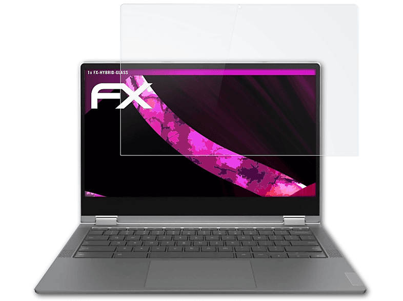 ATFOLIX FX-Hybrid-Glass IdeaPad Schutzglas(für (13 Inch)) Flex Chromebook Lenovo 5