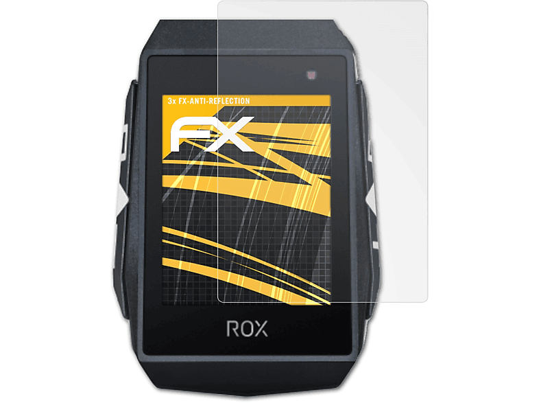 ATFOLIX 3x FX-Antireflex 11.1 Displayschutz(für Rox Evo) Sigma