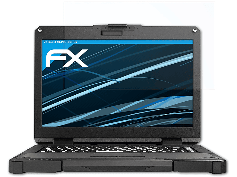 ATFOLIX 2x FX-Clear Getac B360) Displayschutz(für