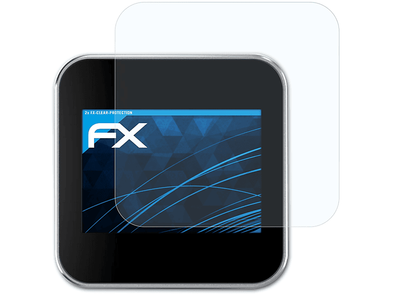 ATFOLIX 2x FX-Clear Displayschutz(für Eve Weather)