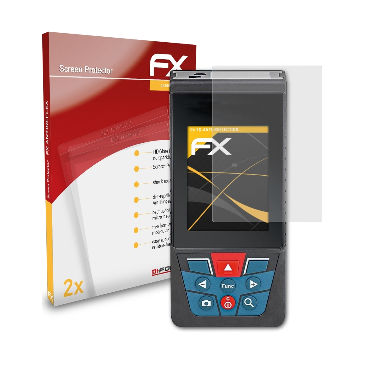 FX-Antireflex Bosch 120 ATFOLIX C) 2x GLM Displayschutz(für